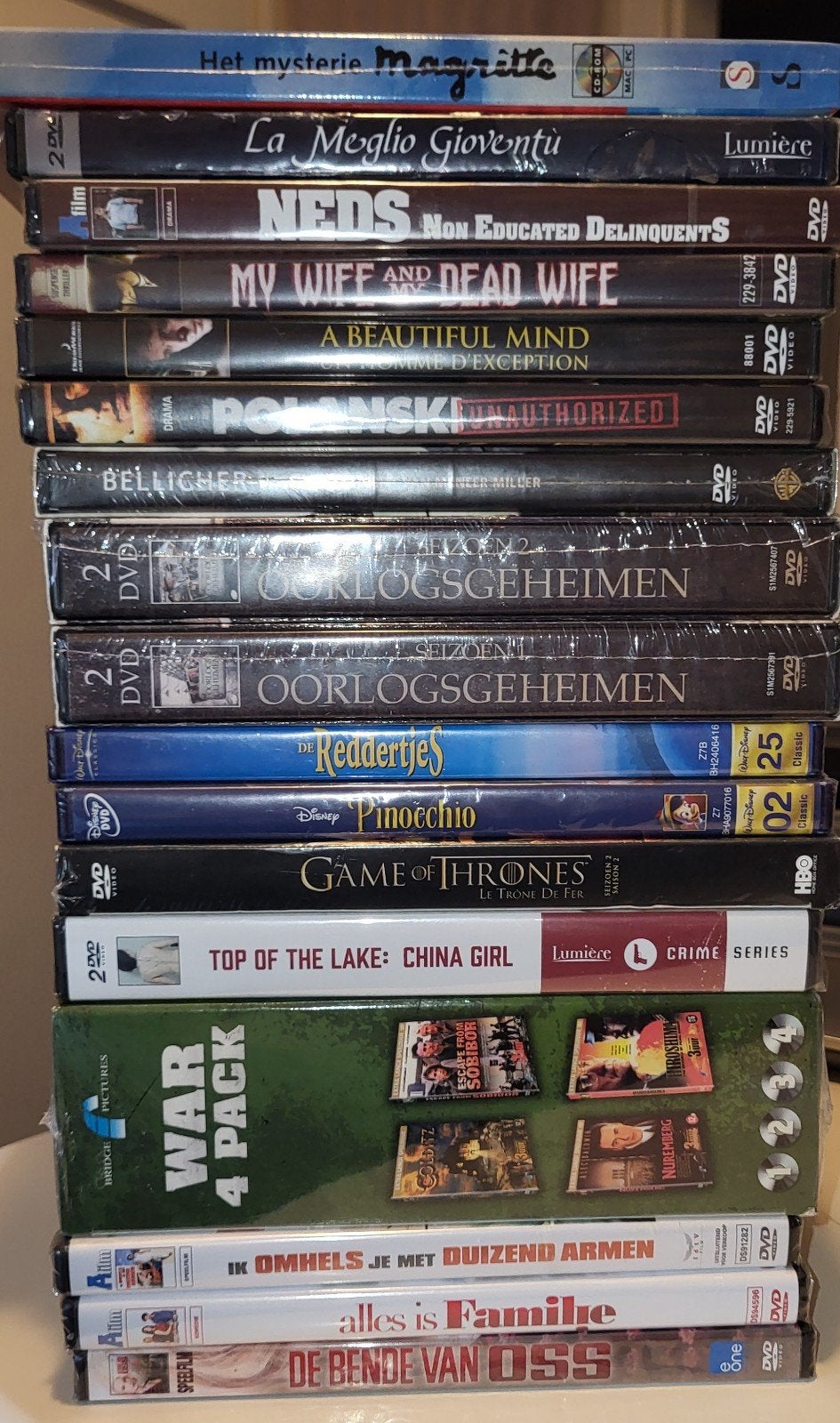 Partij van 82 nieuwe dvd's: films, series & documentaires, Ophalen, Alle leeftijden, Nederlands, Nieuw in verpakking