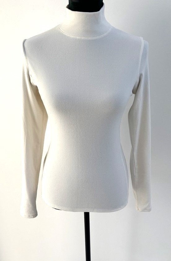 NIEUW! Oysho zacht thermisch colshirt longsleeve creme L, Kleding | Dames, Oysho, Verzenden, Wit, Nieuw