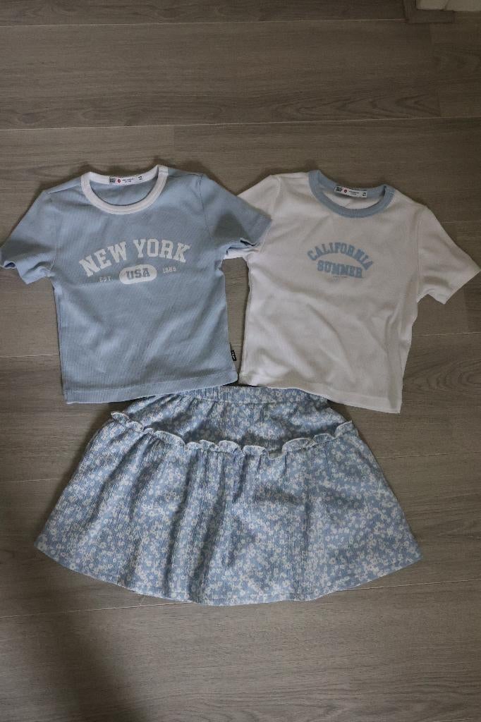 Als nieuw 3 delige set America Today en Zara 134 140, Kinderen en Baby's, Kinderkleding | Maat 140, America Today, Meisje, Ophalen of Verzenden
