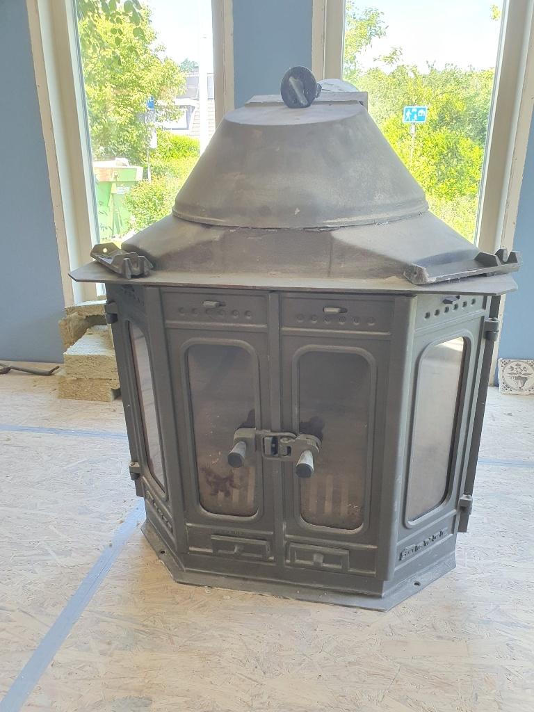kachel, Huis en Inrichting, Kachels, Ophalen, Gebruikt, Houtkachel, Inbouw