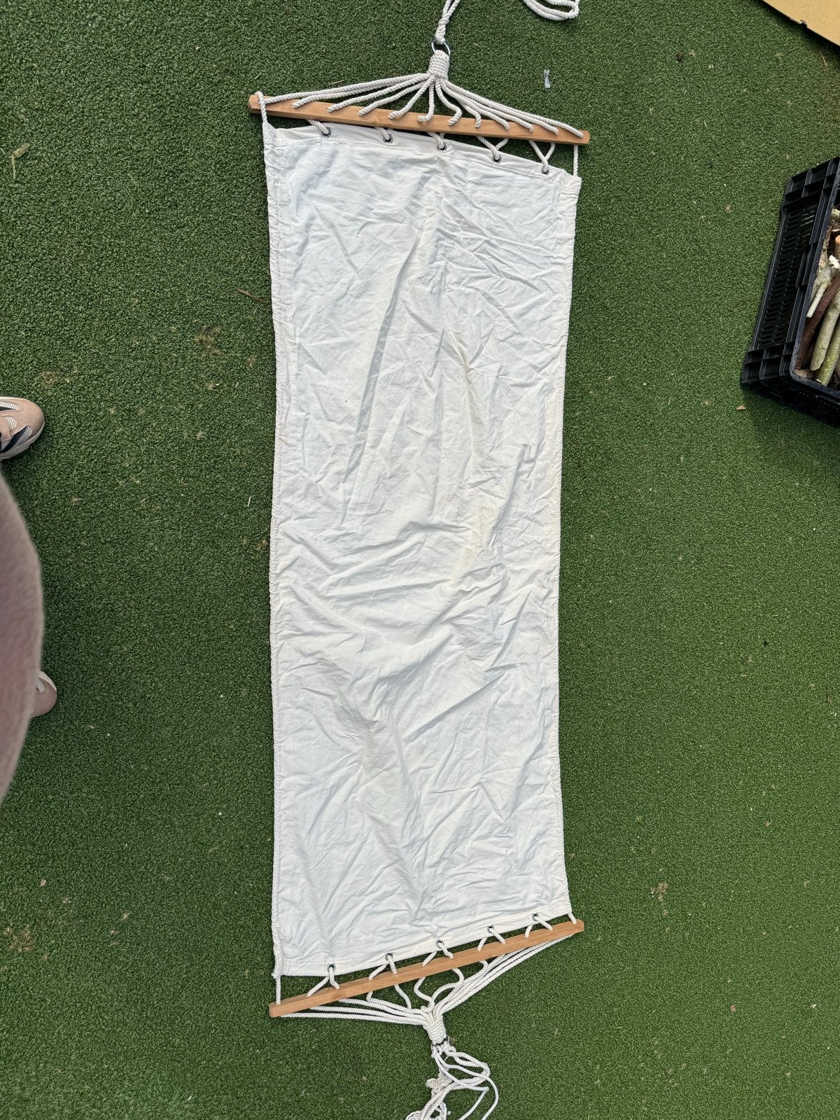 Comfortabel eenpersoons hangmat voor binnen en buiten, Binnen, Gebruikt, Ophalen of Verzenden, Met standaard