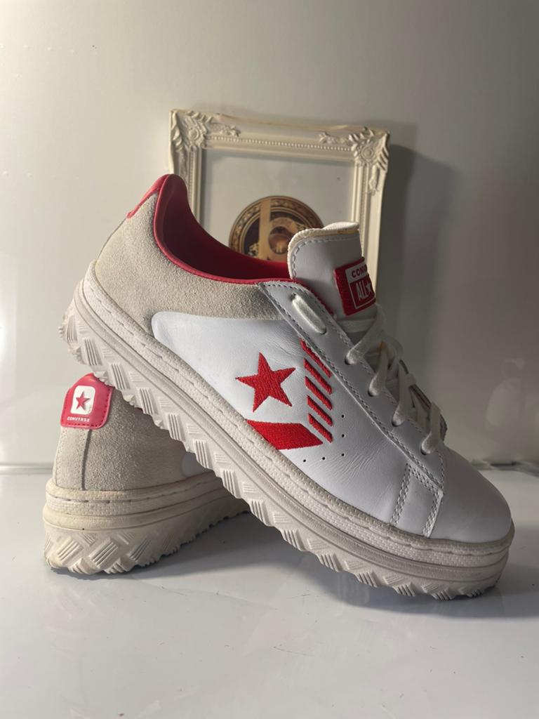 Converse All Star Lift Witte Platform Sneakers EU 38.5 New, Wit, Nieuw, Ophalen of Verzenden, Sneakers of Gympen