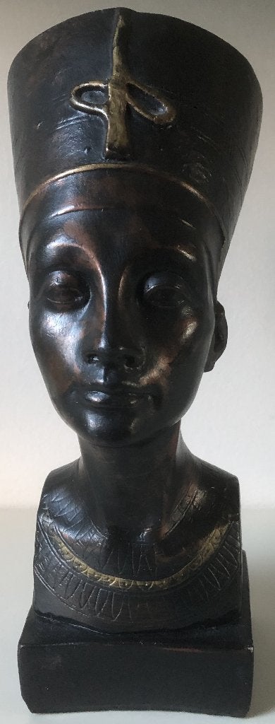 BEELD - NEFERTITI - GROOT BEED, 30 CM HOOG, Ophalen of Verzenden