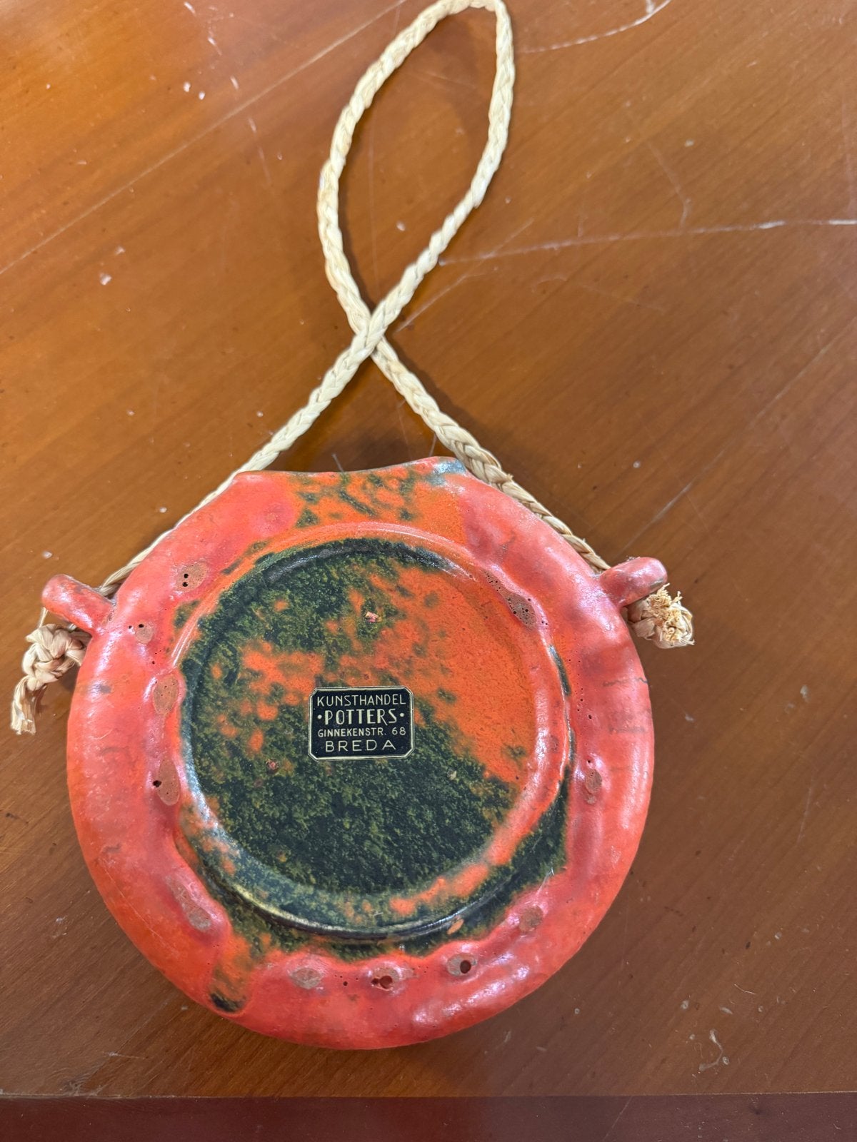 Vintage Keramiek Wanddecoratie - Kunsthandel Potters Breda, Ophalen of Verzenden