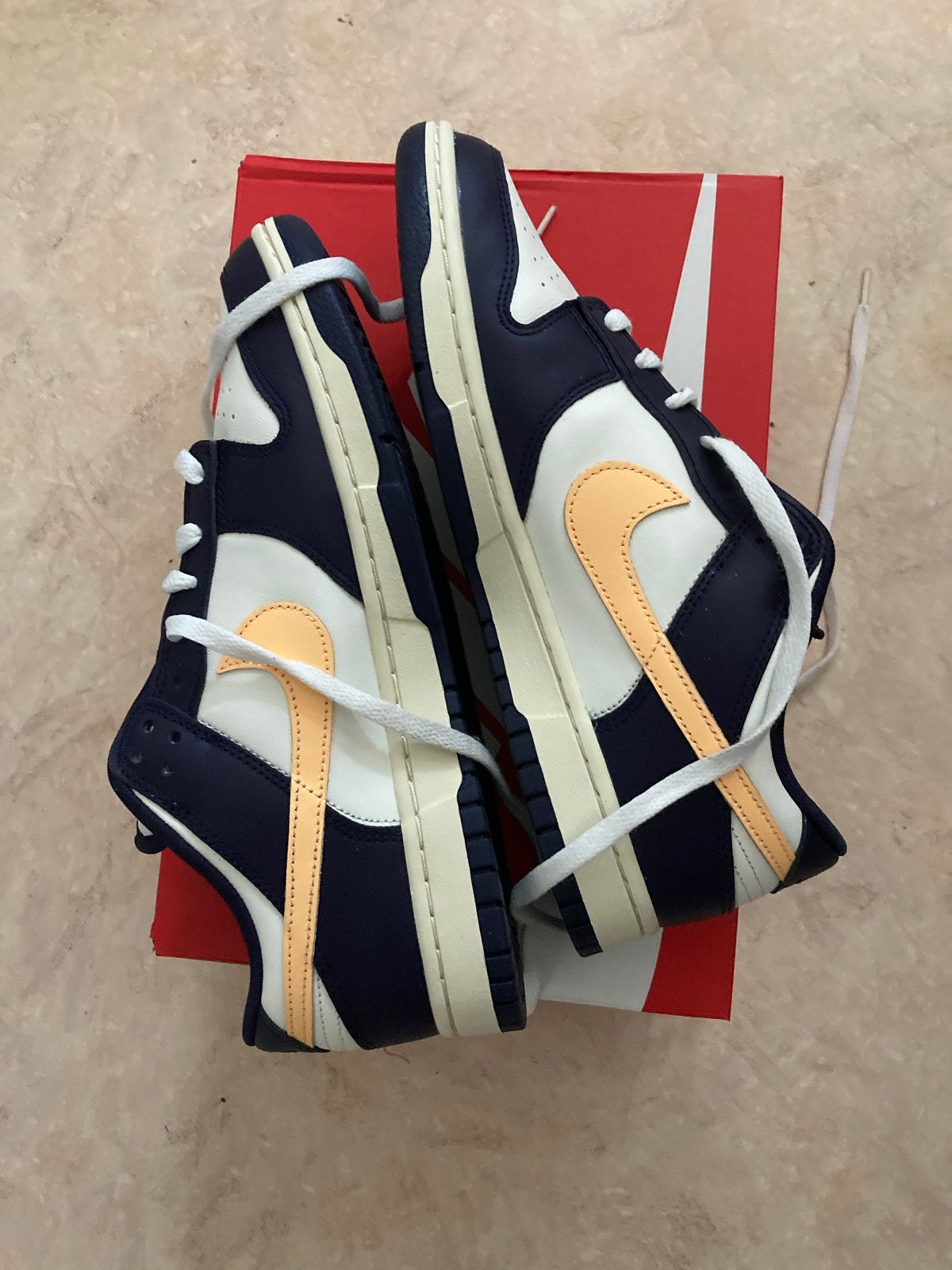 Nike Dunk Low Retro maat 44, Verzenden, Nieuw, Blauw, Sneakers of Gympen