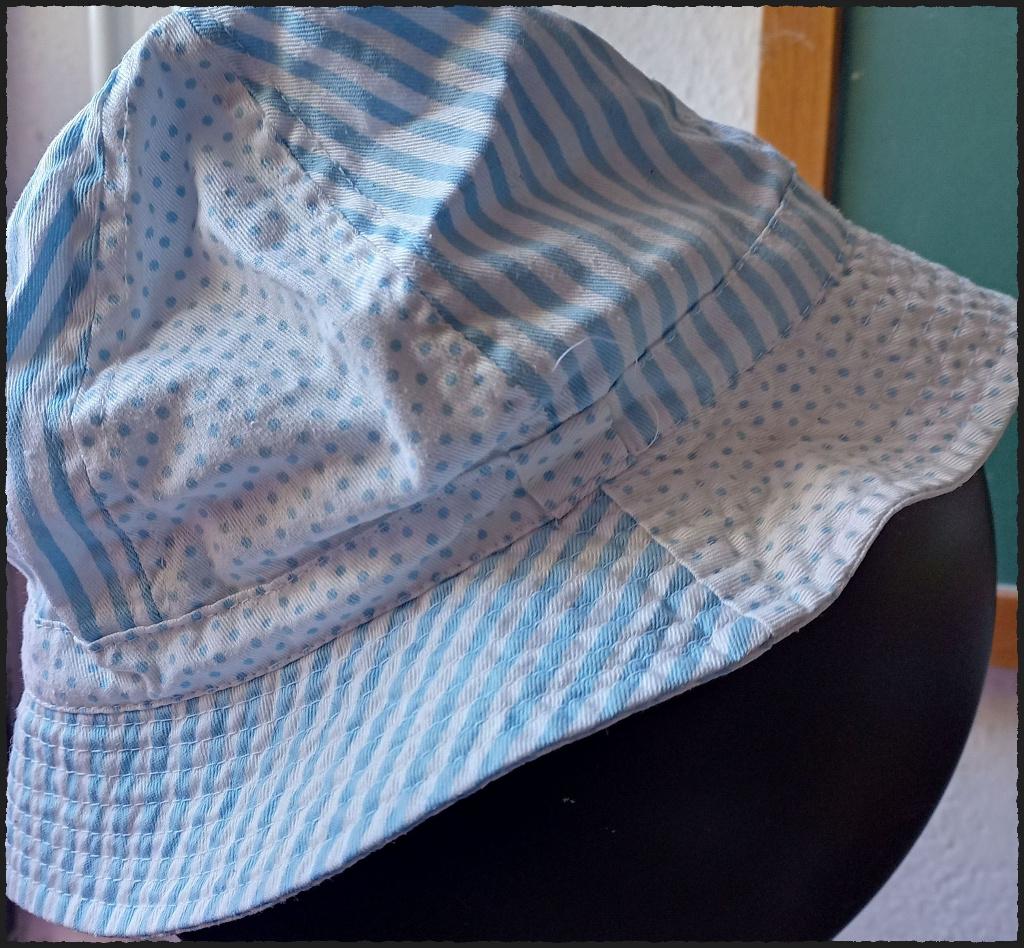 Vintage bucket hat vissershoed S, 55 cm (S, 6⅞ inch) of minder, Hoed, Ophalen of Verzenden, Vintage