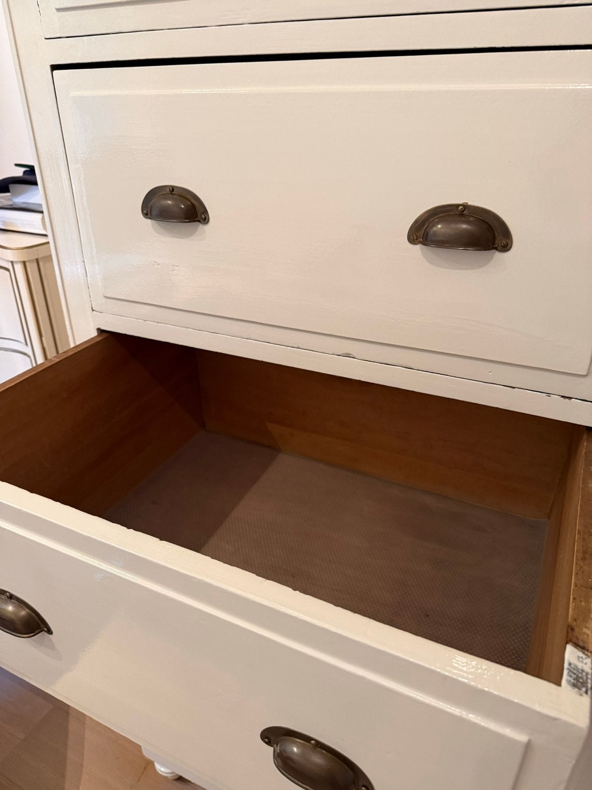 Grote ladekast met 12 lades, wit geverfd, Huis en Inrichting, Kasten | Kledingkasten, Ophalen, Gebruikt, 200 cm of meer, 150 tot 200 cm