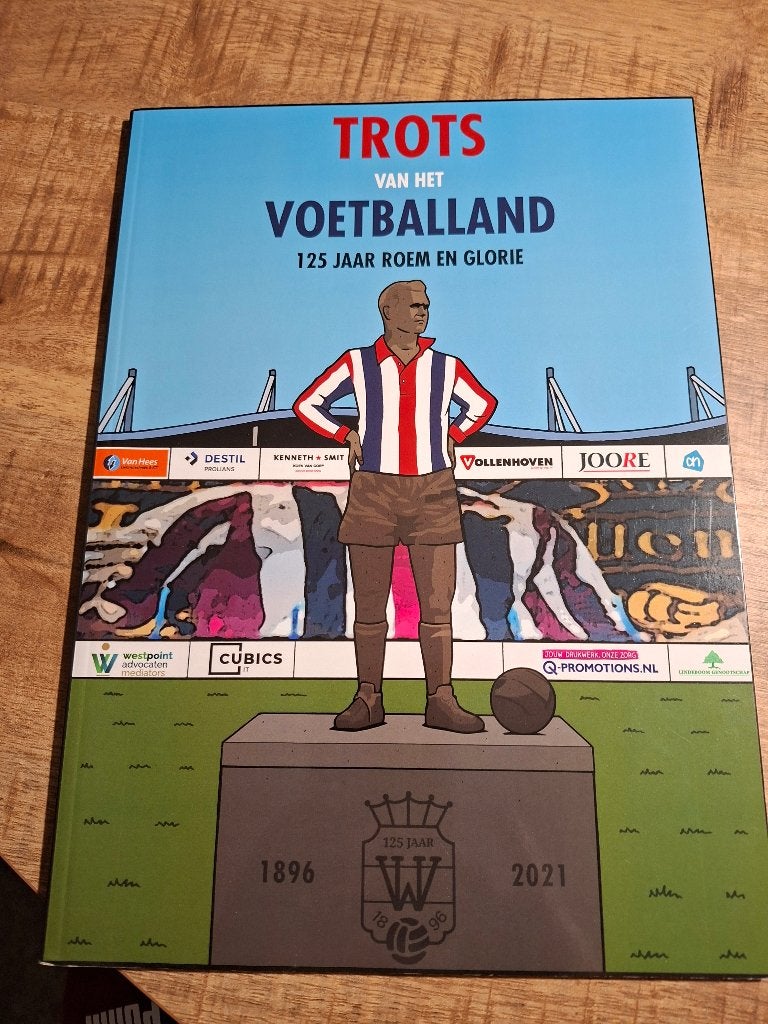 Trots van het voetballand, 125 jaar roem en glorie, Eén stripboek, Ophalen of Verzenden, Zo goed als nieuw