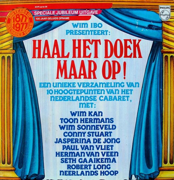 Wim Ibo Presenteert: Haal het doek maar op!, Cd's en Dvd's, Vinyl | Nederlandstalig, Gebruikt, Beschermende buitenhoes, Fotohoes