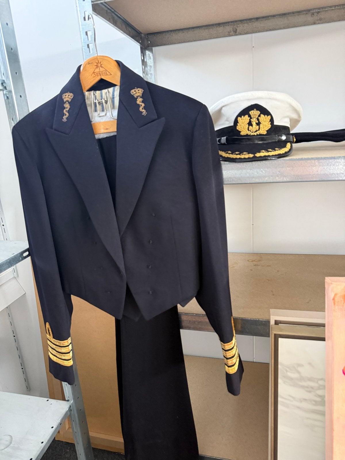 Koninklijke Marine Gala Uniform met Pet en Sabel, Ophalen, ., Kleding of Schoenen, .