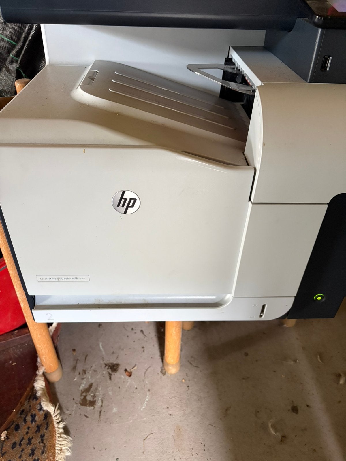 Hp printer scanner LaserJet pro 500 color mfp M570dw, Computers en Software, Printers, Ophalen, Kleur printen, Gebruikt, Printer