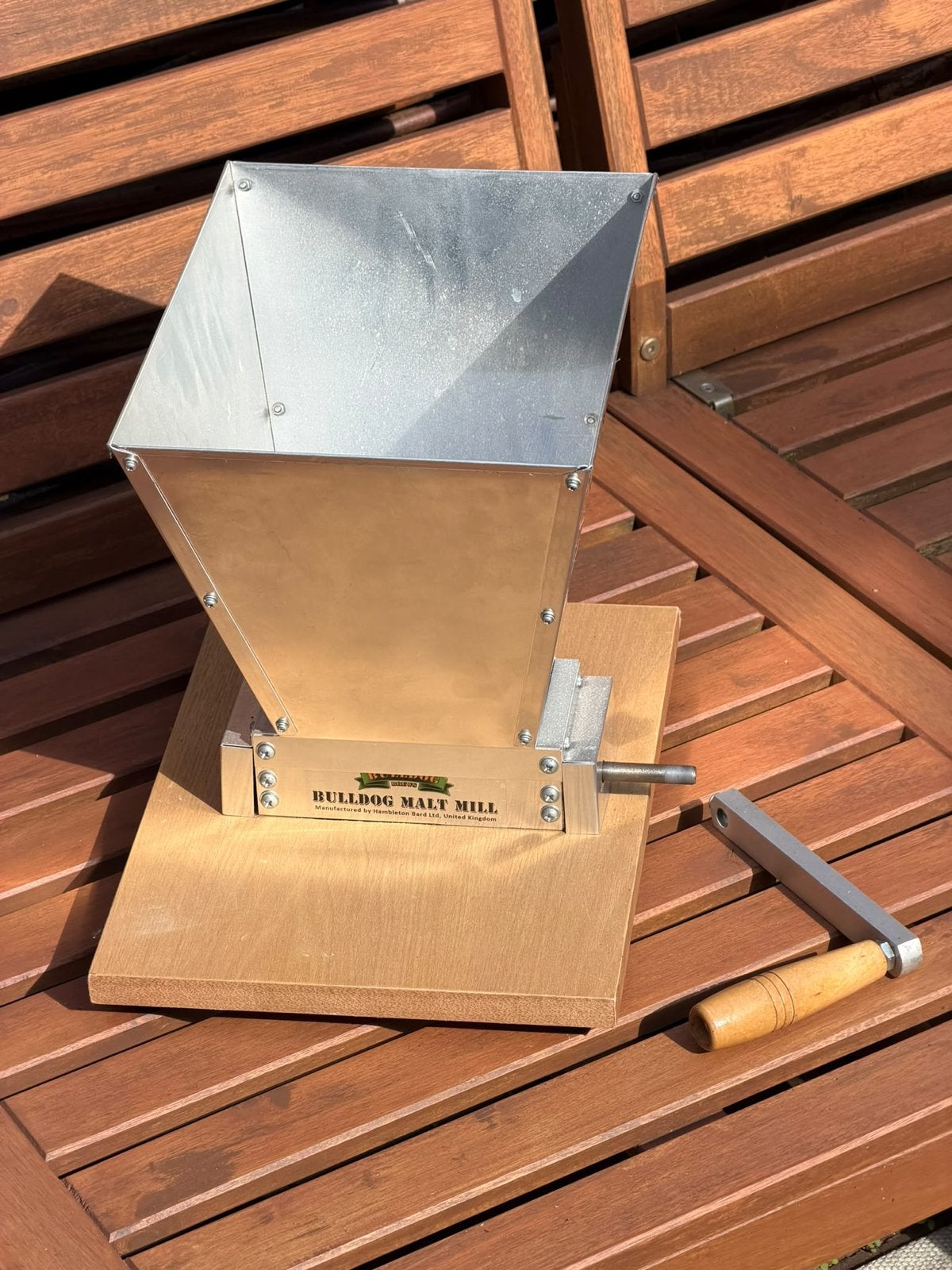 Bulldog Malt Mill Moutmolen voor thuisbrouwers, Ophalen, Gebruikt