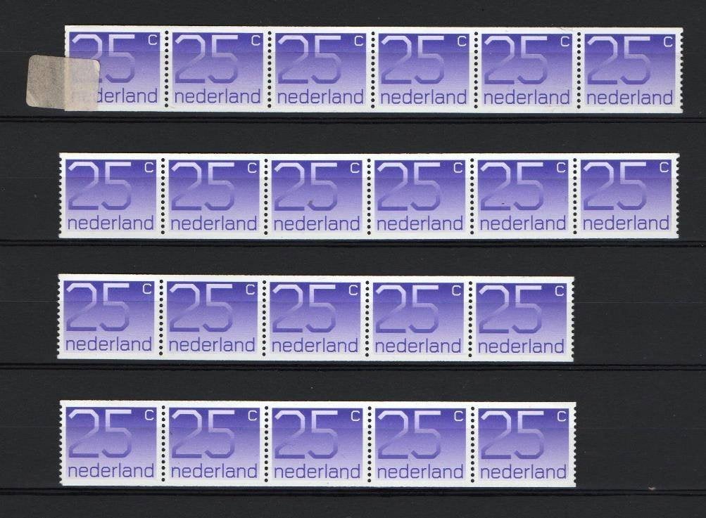 ROLZEGELS 1110 RC POSTRIS SCHAARS, Ophalen of Verzenden, Postfris