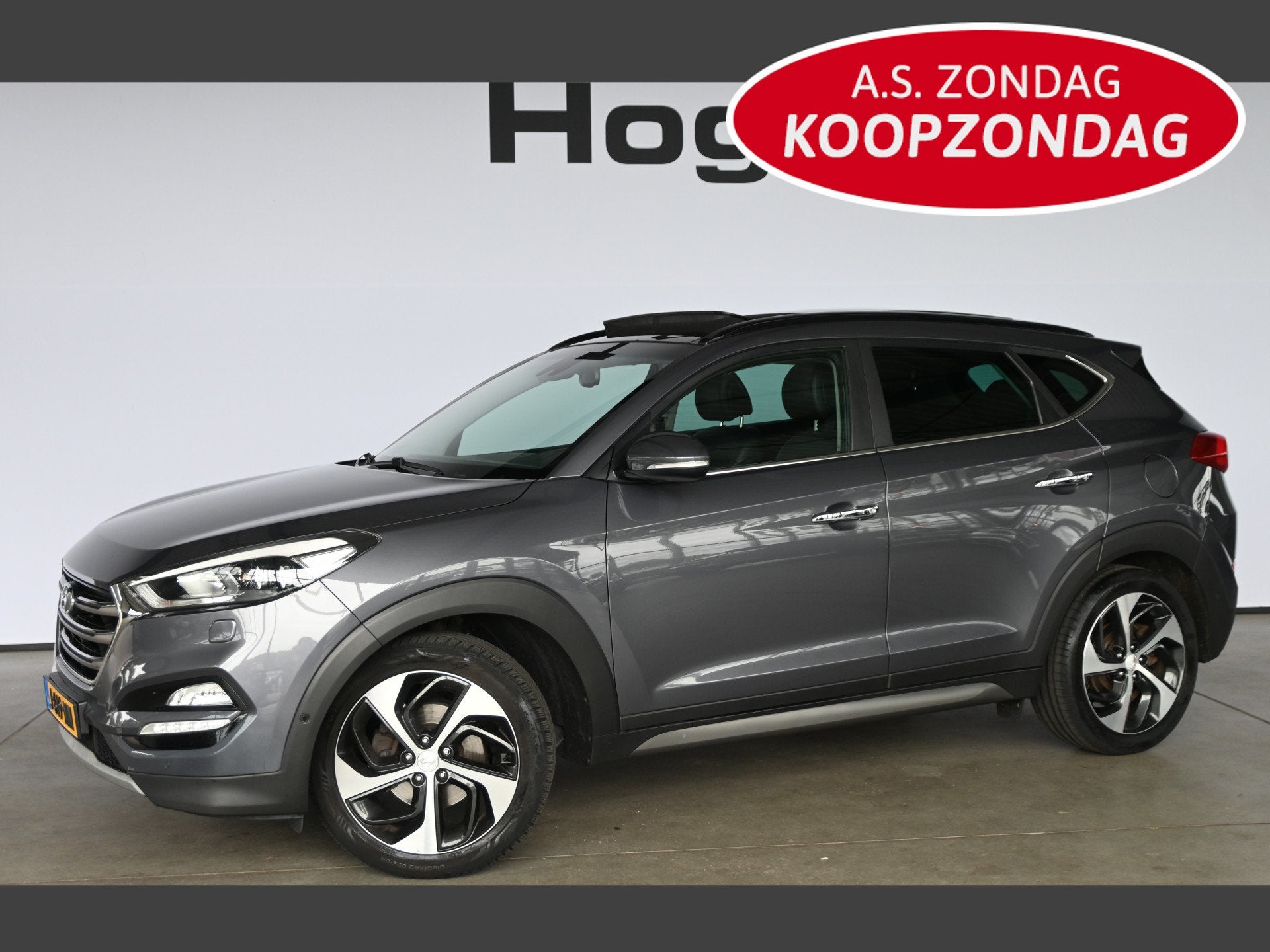 Hyundai Tucson 1.6 T-GDi Comfort 4WD Automaat Cruise Clima T, Gebruikt, 4 cilinders, Met garantie (alle), Leder