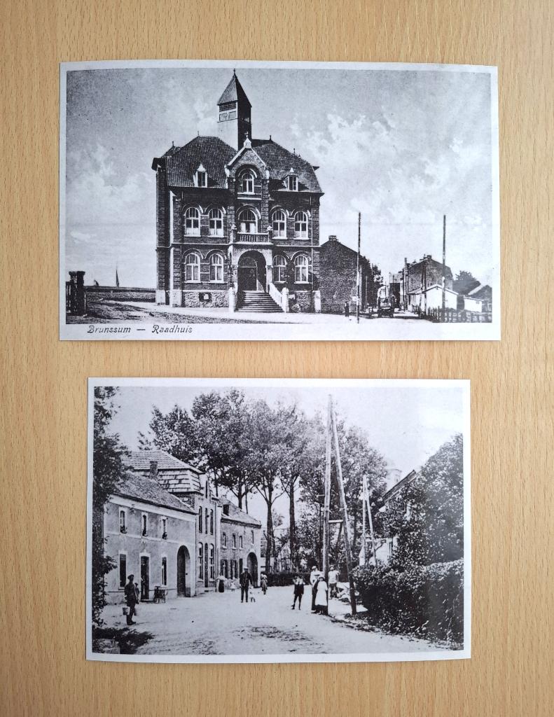 2 foto's van afbeeldingen Brunssum, Verzenden, Foto, Nieuw, Gebouw