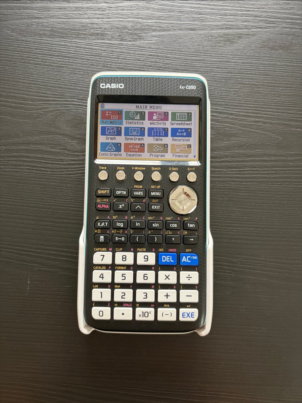 Casio fx-CG50 rekenmachine - zo goed als nieuw, Diversen, Rekenmachines, Ophalen of Verzenden, Grafische rekenmachine, Zo goed als nieuw