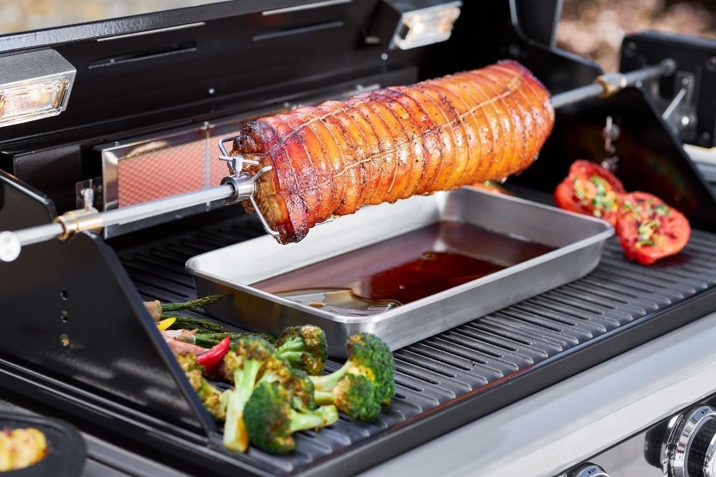 RÖSLE Draaispies Premium Rotisserie, Ophalen of Verzenden, Zo goed als nieuw