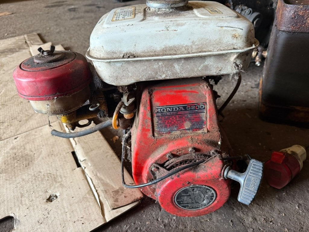 Honda motor G200, Ophalen, Gebruikt