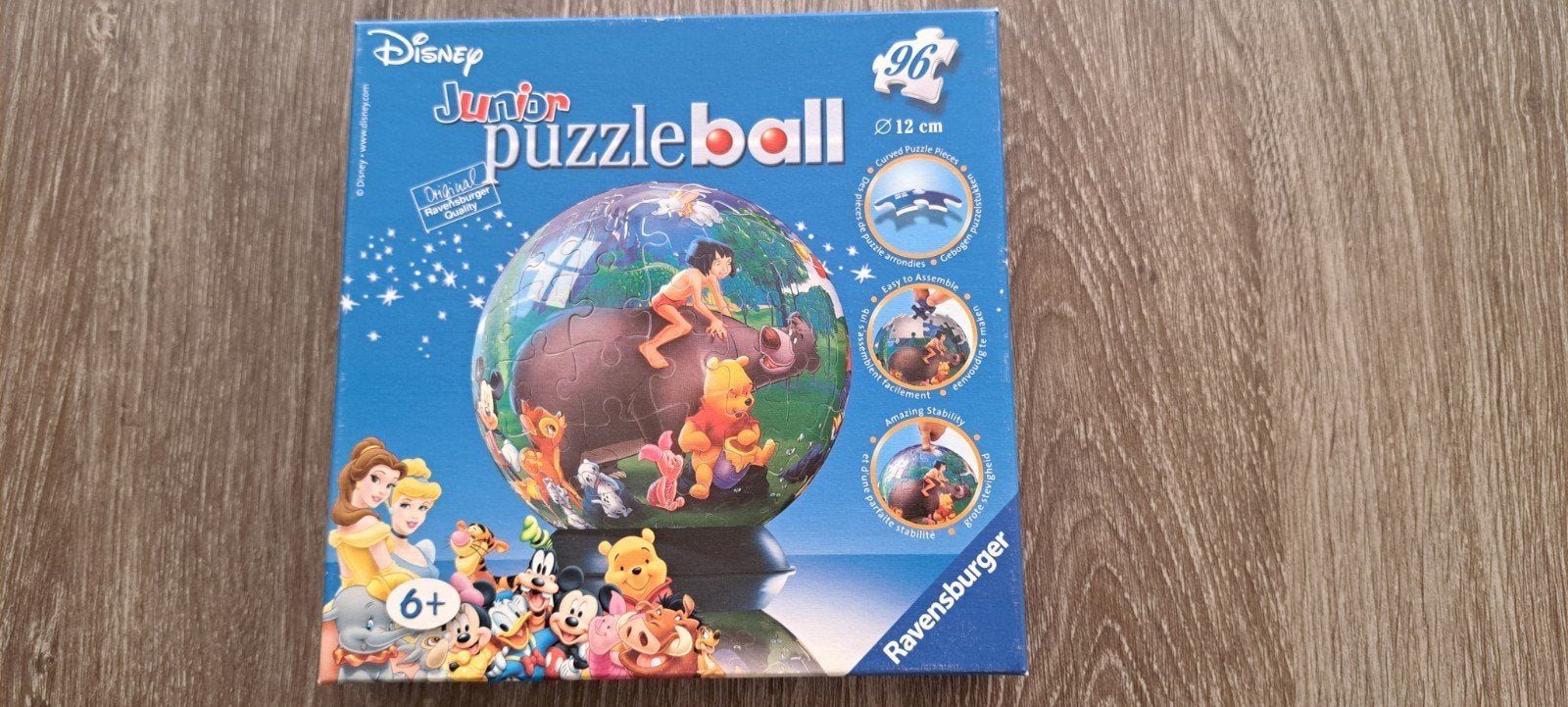 Disney puzzel bal, Ophalen of Verzenden, Meer dan 50 stukjes, Zo goed als nieuw, 6 jaar of ouder