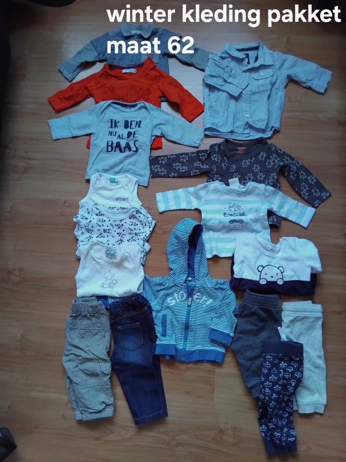 JONGENS WINTERKLEDING PAKKET MAAT 62, Kinderen en Baby's, Ophalen, Zo goed als nieuw, Maat 62