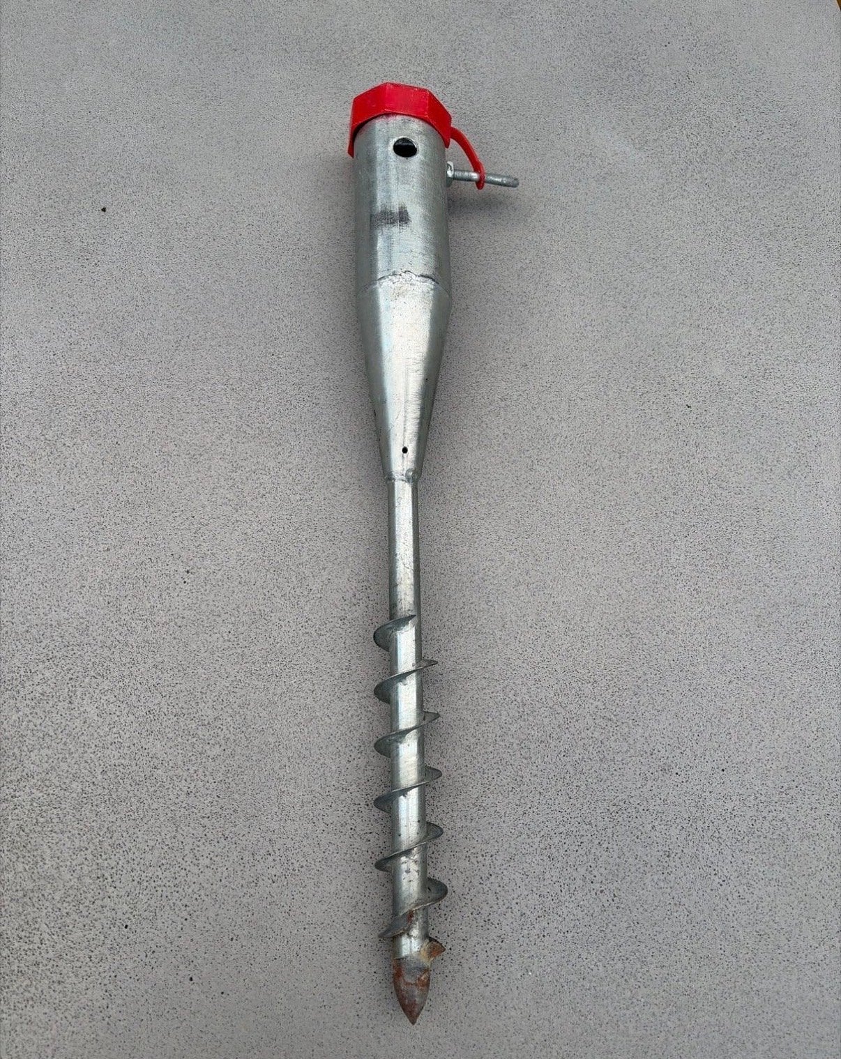 Grondanker / Parasolanker met adapters, Caravans en Kamperen, Ophalen, Gebruikt