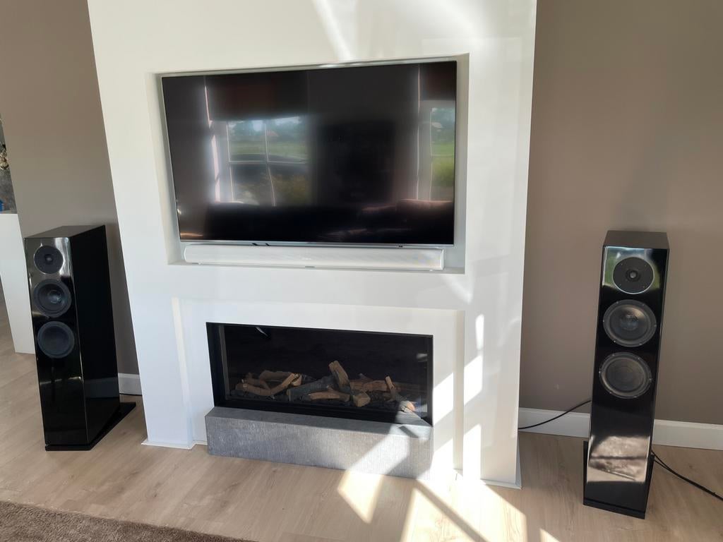 High-end luidsprekers met ScanSpeak Reference drivers, Zo goed als nieuw, 120 watt of meer, Front, Rear of Stereo speakers, Ophalen