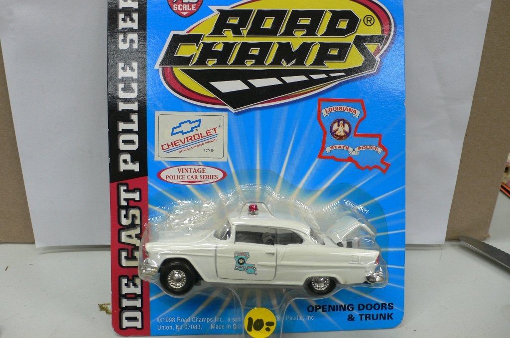 chevrolet bel air 1955  louisiana state police  1/43, Hobby en Vrije tijd, Modelauto's | 1:43, Verzenden, Nieuw, Auto, Overige merken