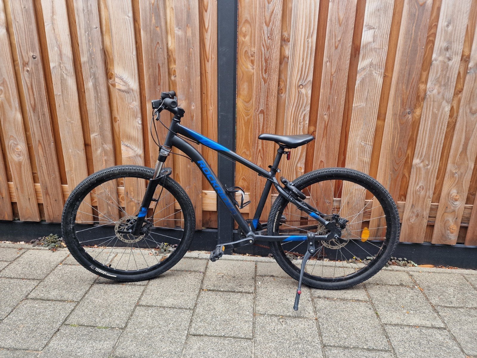 Mountainbike Rockrider 27.5" blauw/zwart, Gebruikt, Hardtail, Heren, Schijfrem