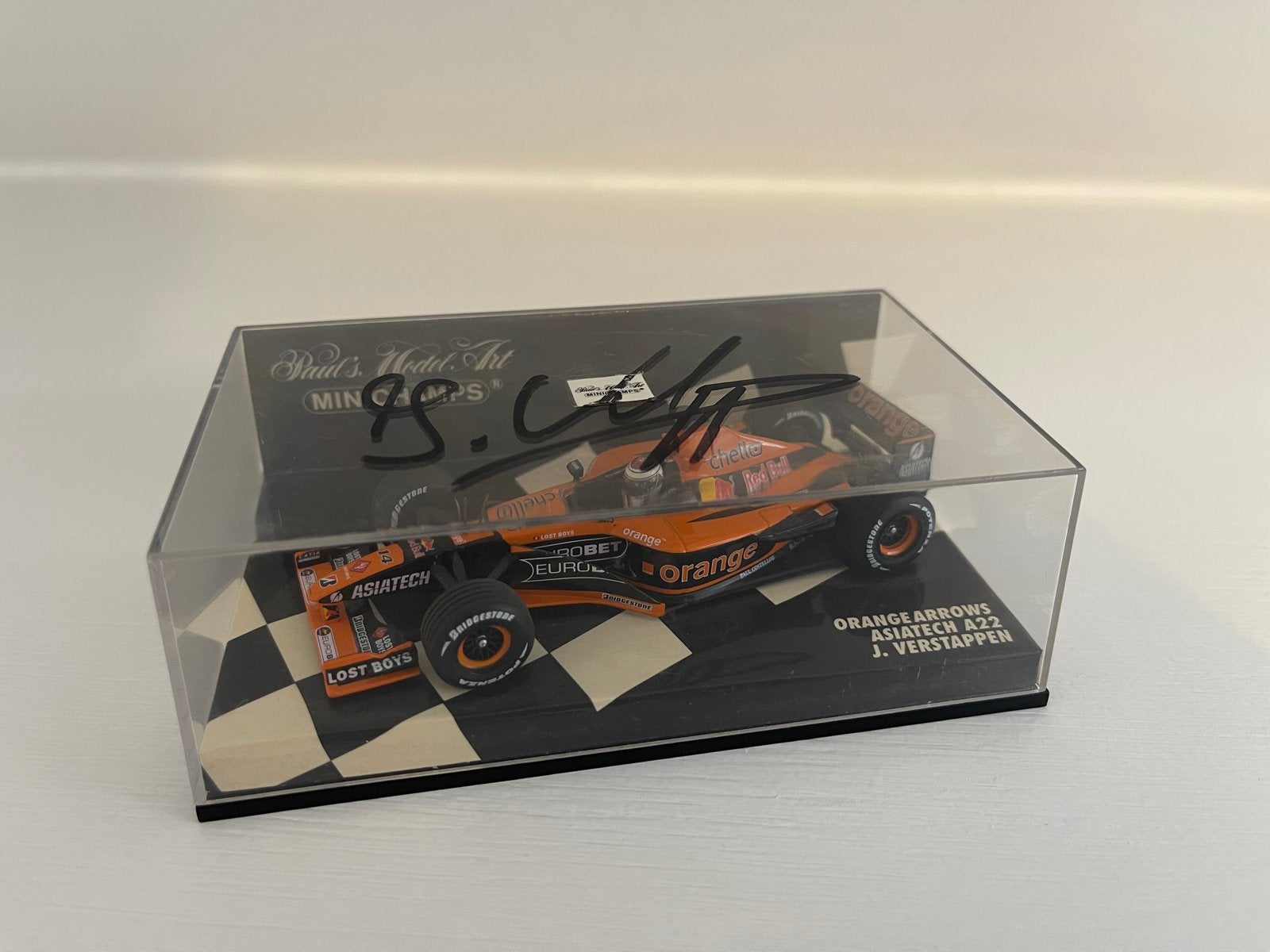 Minichamps 1/43 Orange Arrows Asiatech A22 Jos Verstappen, Ophalen of Verzenden, Zo goed als nieuw, Auto, MiniChamps