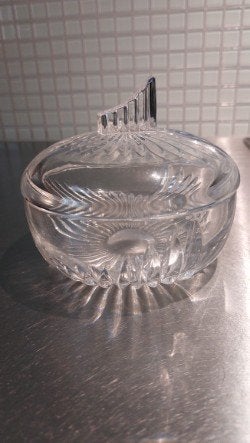 NACHTMANN "Stratos" kristal snoep schaal 12 cm, Ophalen of Verzenden
