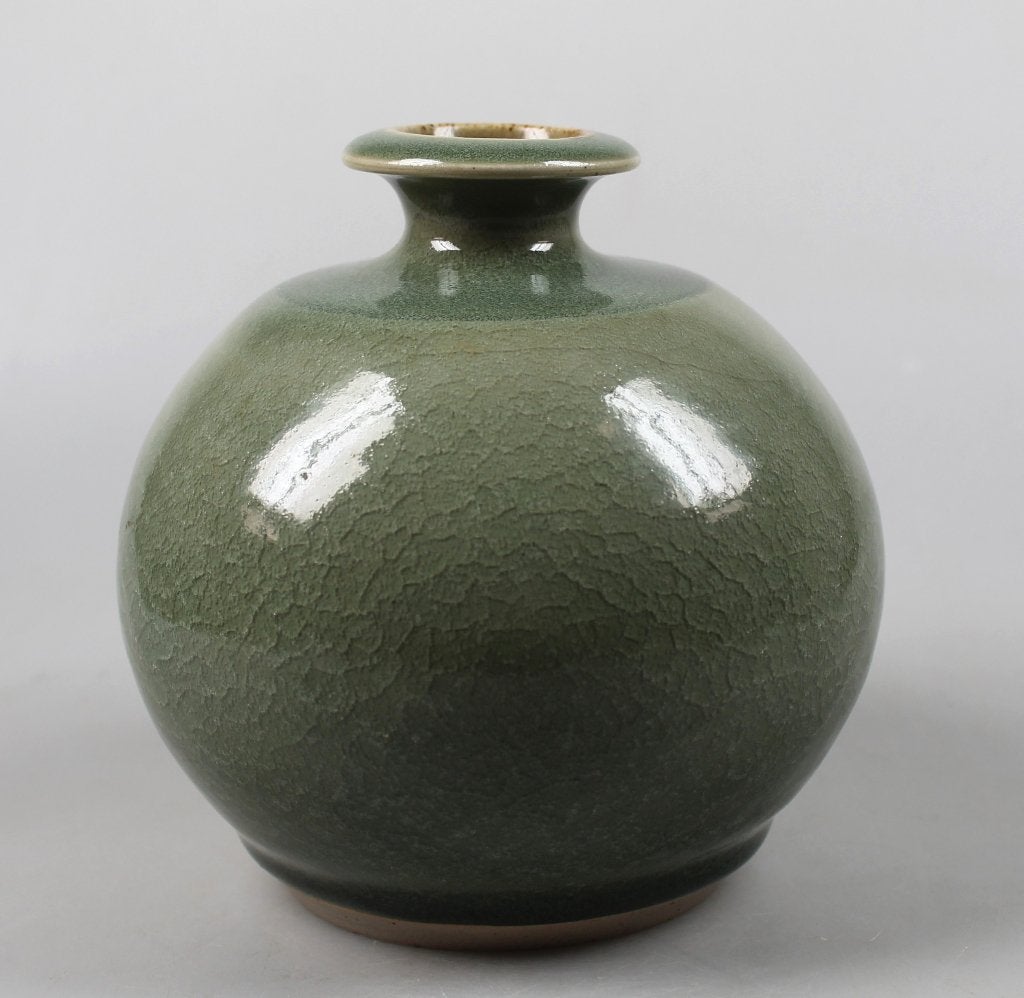 Horst Kerstan vaas celadon, Ophalen of Verzenden