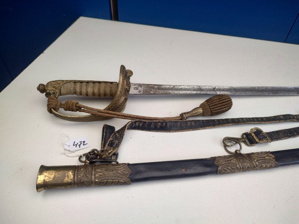 Sabel # 472 - Italie - Marine, Verzenden, Landmacht, Zwaard of Sabel