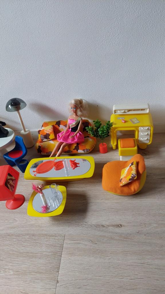 Barbie vintage meubeltjes 70s, Verzamelen, Ophalen of Verzenden, Gebruikt