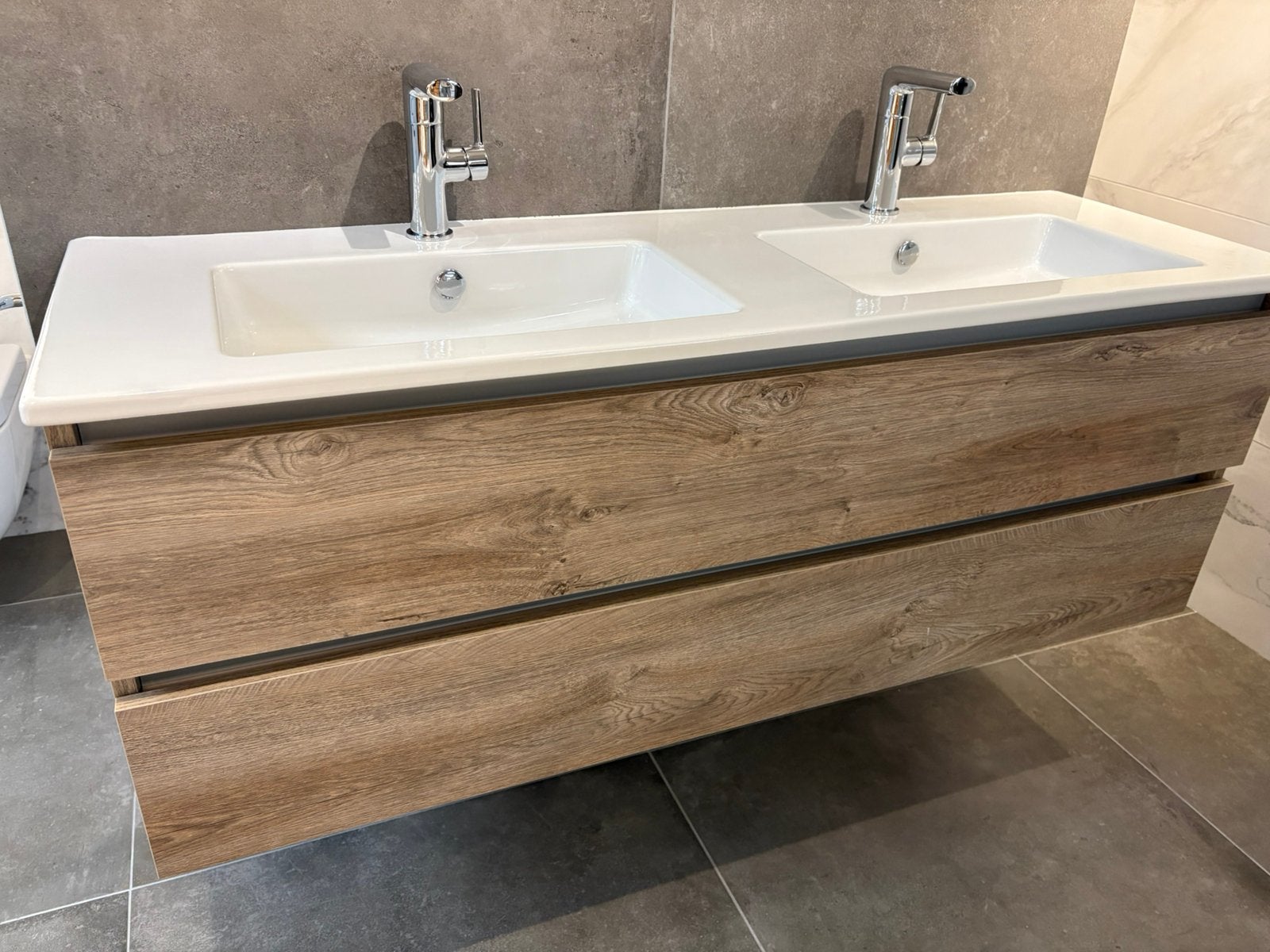 Thebalux modern badmeubel compleet, Ophalen, Zo goed als nieuw, Minder dan 100 cm, Wasbak of Wastafel