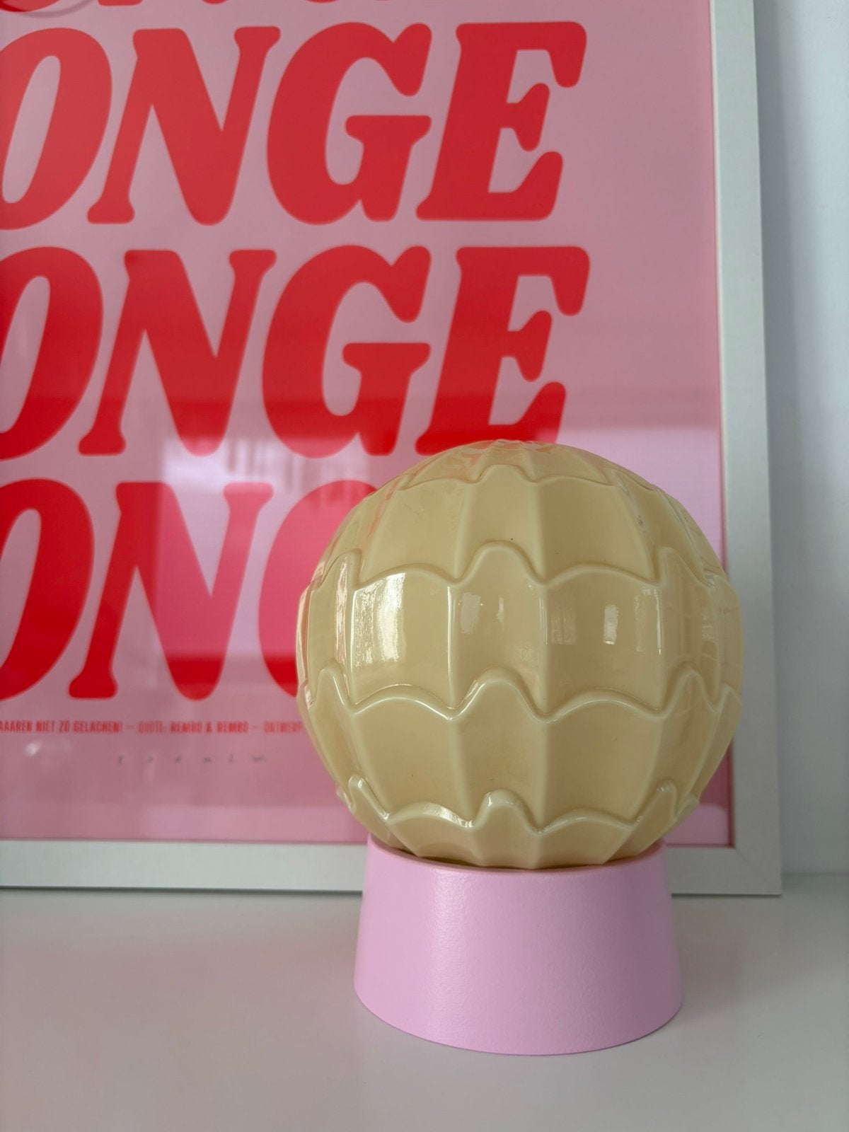 Thabur, art deco lamp, vintage plafondlamp, plafonnière, Ophalen of Verzenden