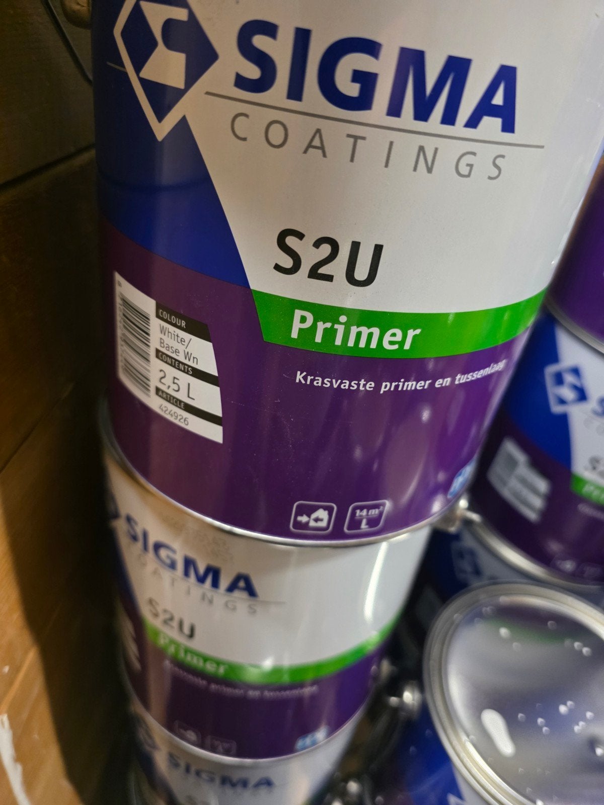 Sigma S2U primer en lak satin (zijdeglans), Ophalen of Verzenden, Nieuw, Wit, Lak