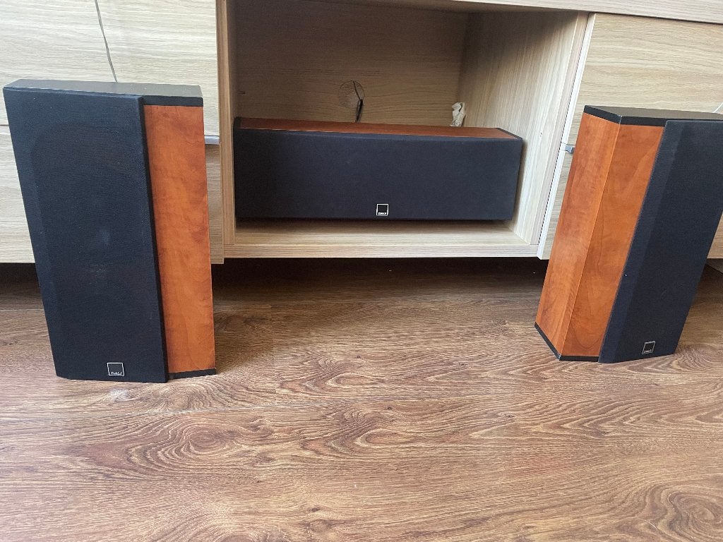 DALI luidsprekers uit de populaire Suite-serie., Gebruikt, 60 tot 120 watt, Center speaker, Ophalen