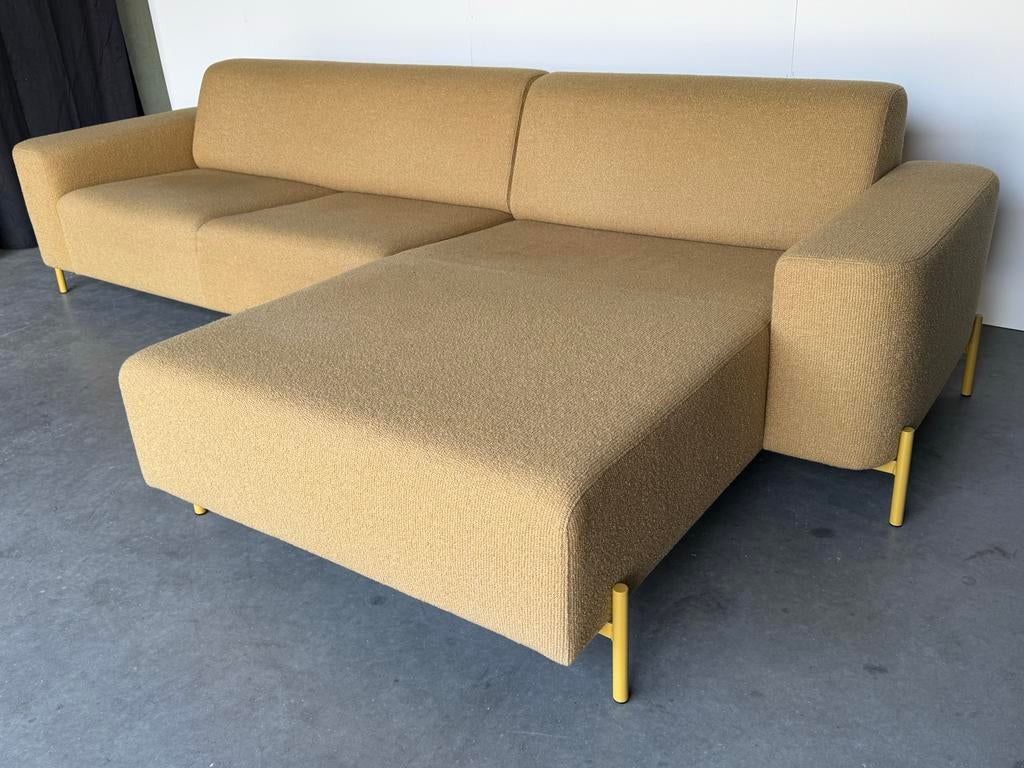 als nieuw! Montel bank. 300x165cm, Huis en Inrichting, Banken | Bankstellen, Montel, Montel jori pode leolux, 250 tot 300 cm, Hoekbank