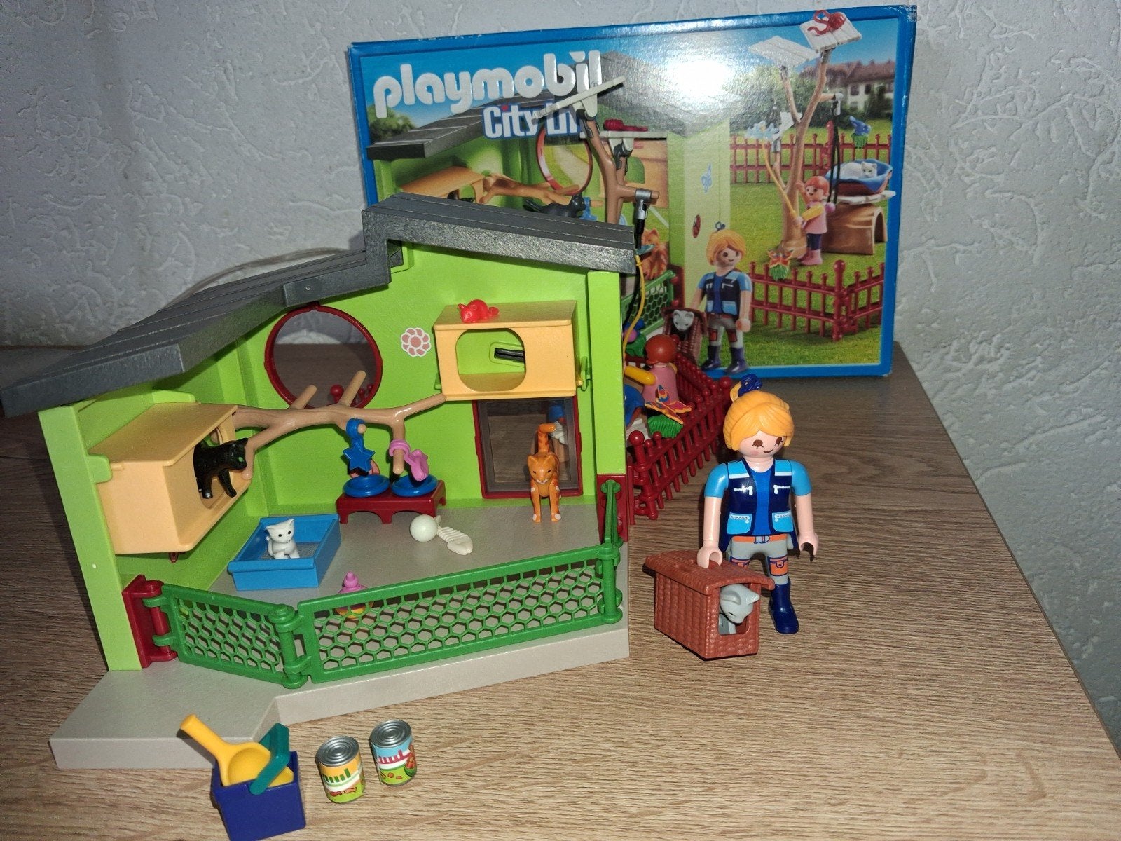 Foto 2 van playmobil kattenverblijf. 9276