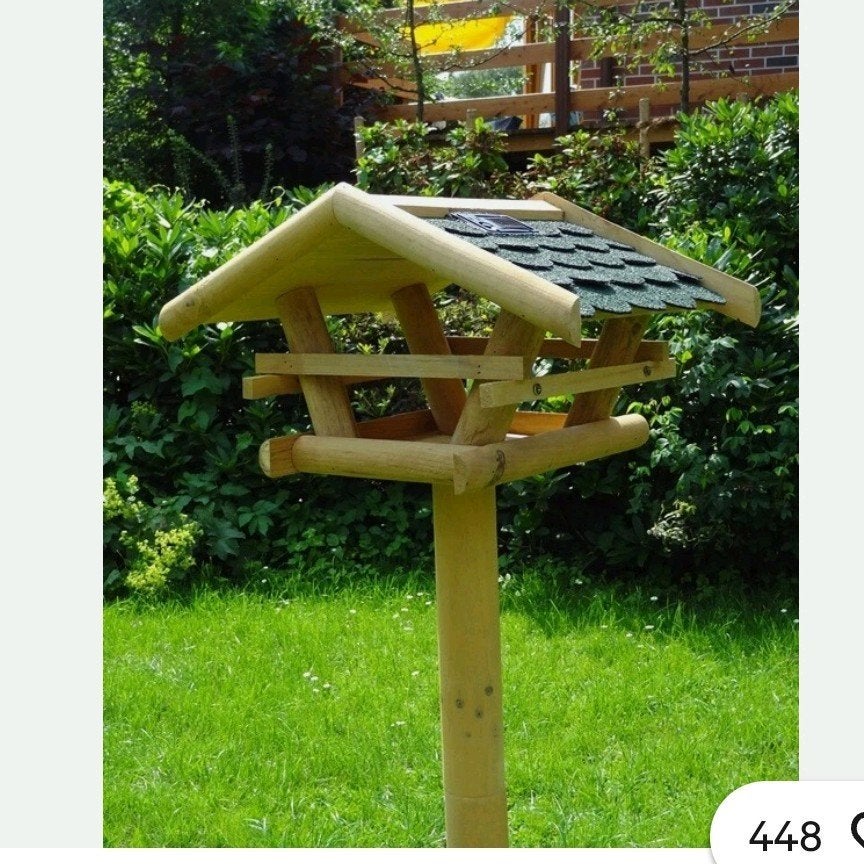Vogelvoederhuis "Tirol" met verlichting en zonnepaneel, Ophalen of Verzenden, Nieuw
