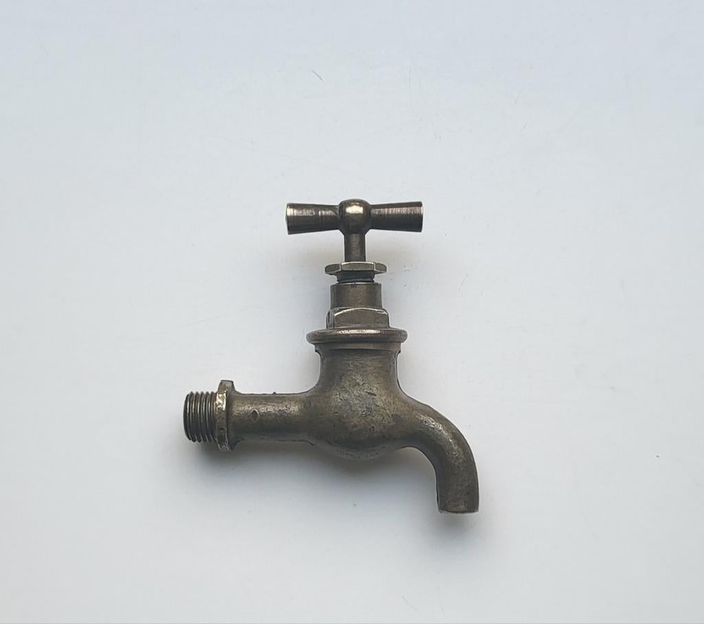Kleine oude koperen kraan, Ophalen of Verzenden