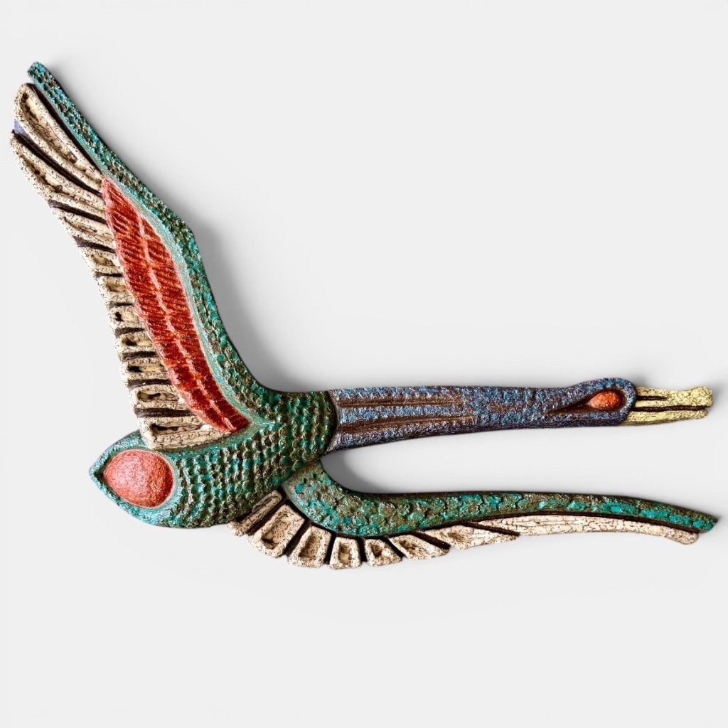 1950s - Joop Puntman XL keramisch wandreliëf AMHA Haalderen, Minder dan 50 cm, Oorspronkelijke maker, Overige typen, Ophalen of Verzenden