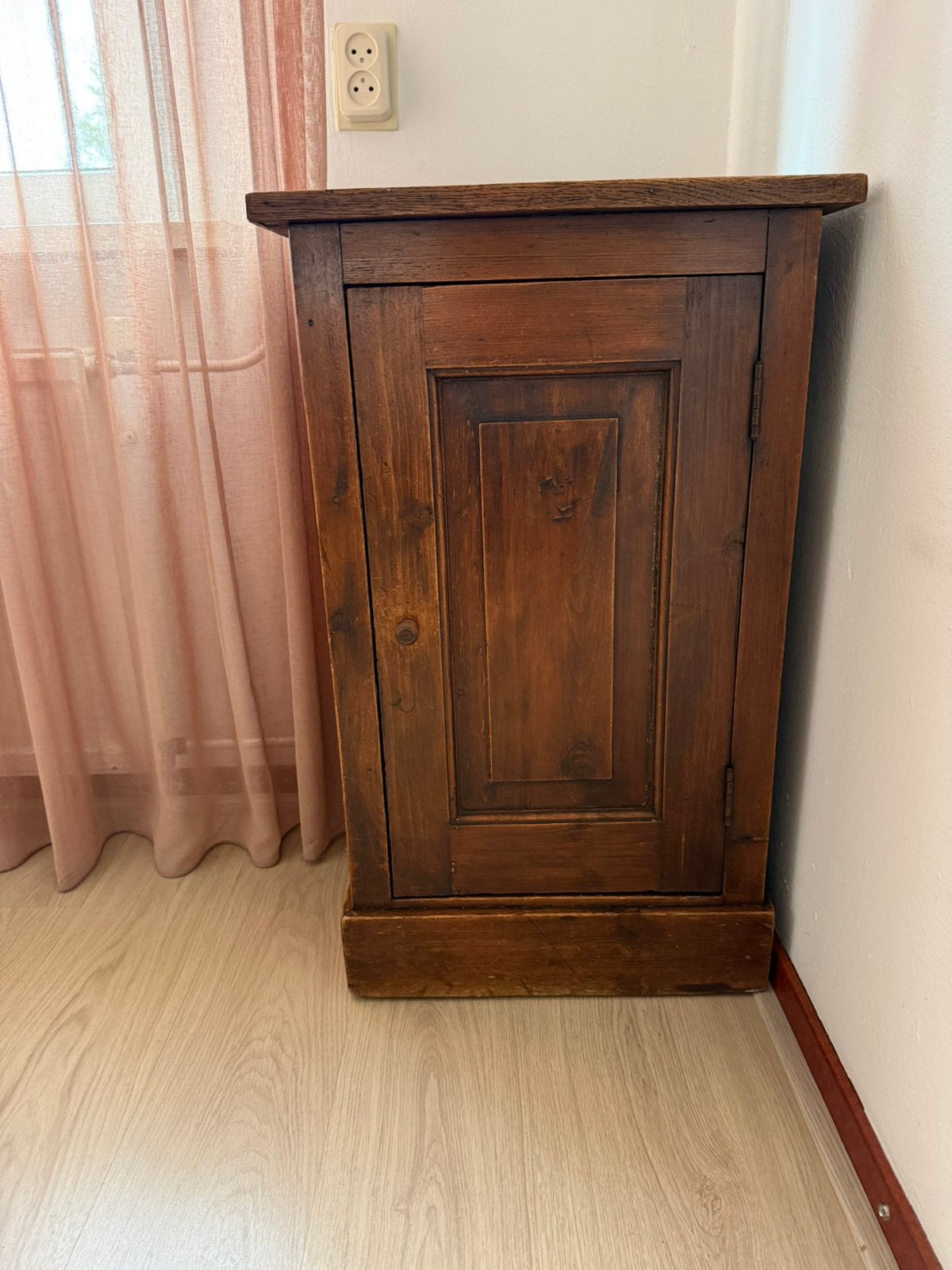 Oud houten kastje, Ophalen, Zo goed als nieuw, Minder dan 45 cm, 70 cm of meer