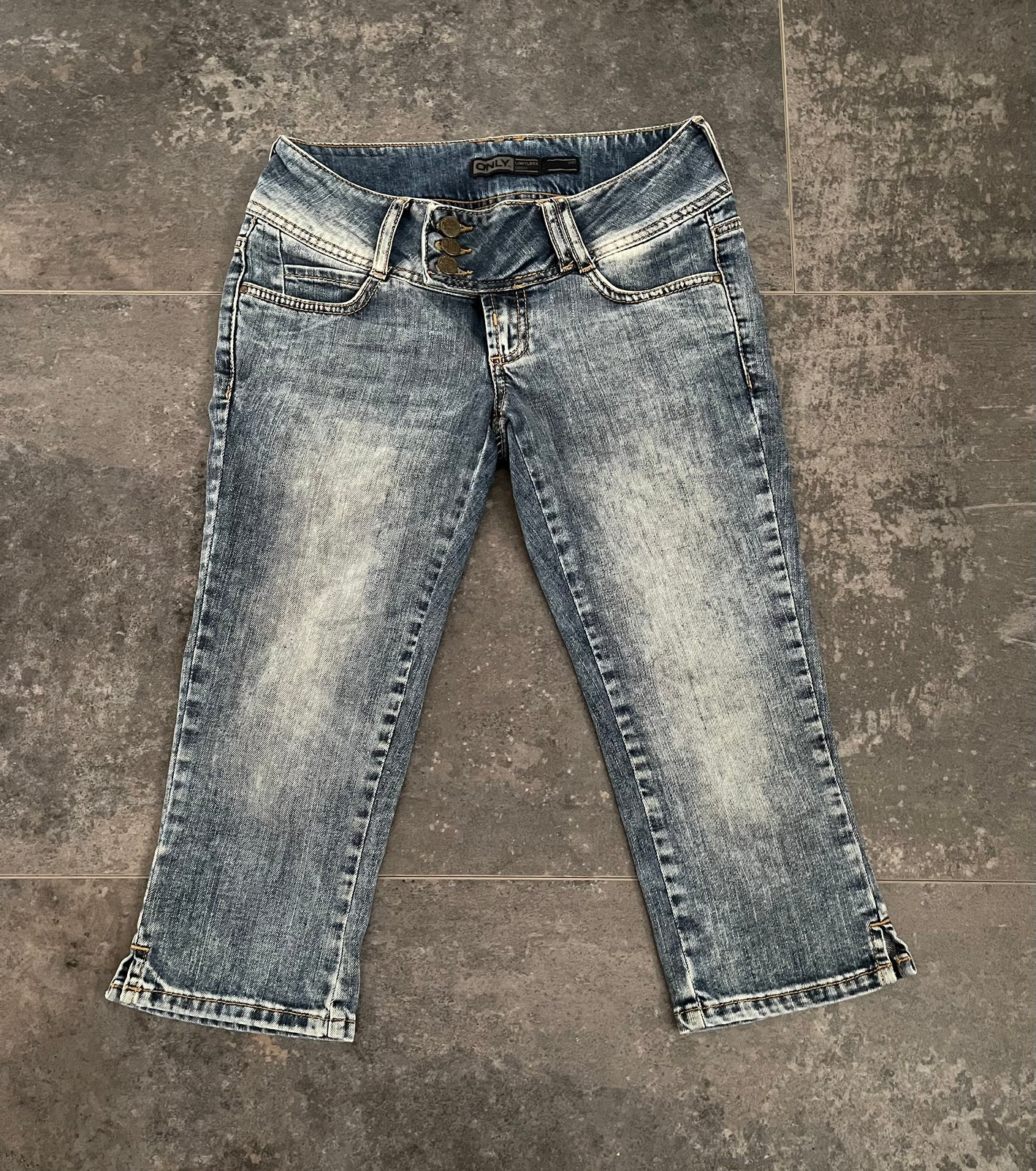 Capri jeans van Only, Kleding | Dames, Ophalen of Verzenden, Zo goed als nieuw, Blauw