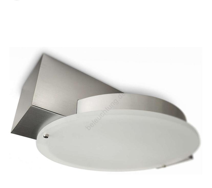 Philips plafondlamp Ecomoods metaal en glas, Ophalen of Verzenden, Gebruikt, Glas
