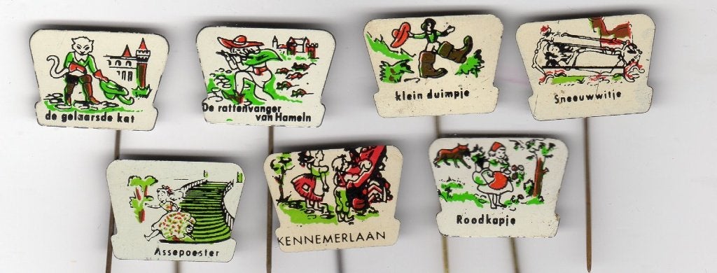 6 speldjes SPROOKJES (A9), Ophalen of Verzenden, Gebruikt, Overige onderwerpen