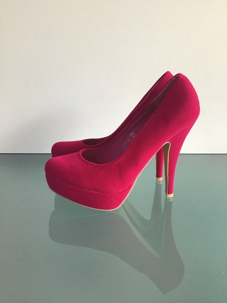 Fuchsia hakken plateau 39 | Nieuw! | Gratis verzenden, Kleding | Dames, Verzenden, Nieuw, Schoenen met hoge hakken, Roze