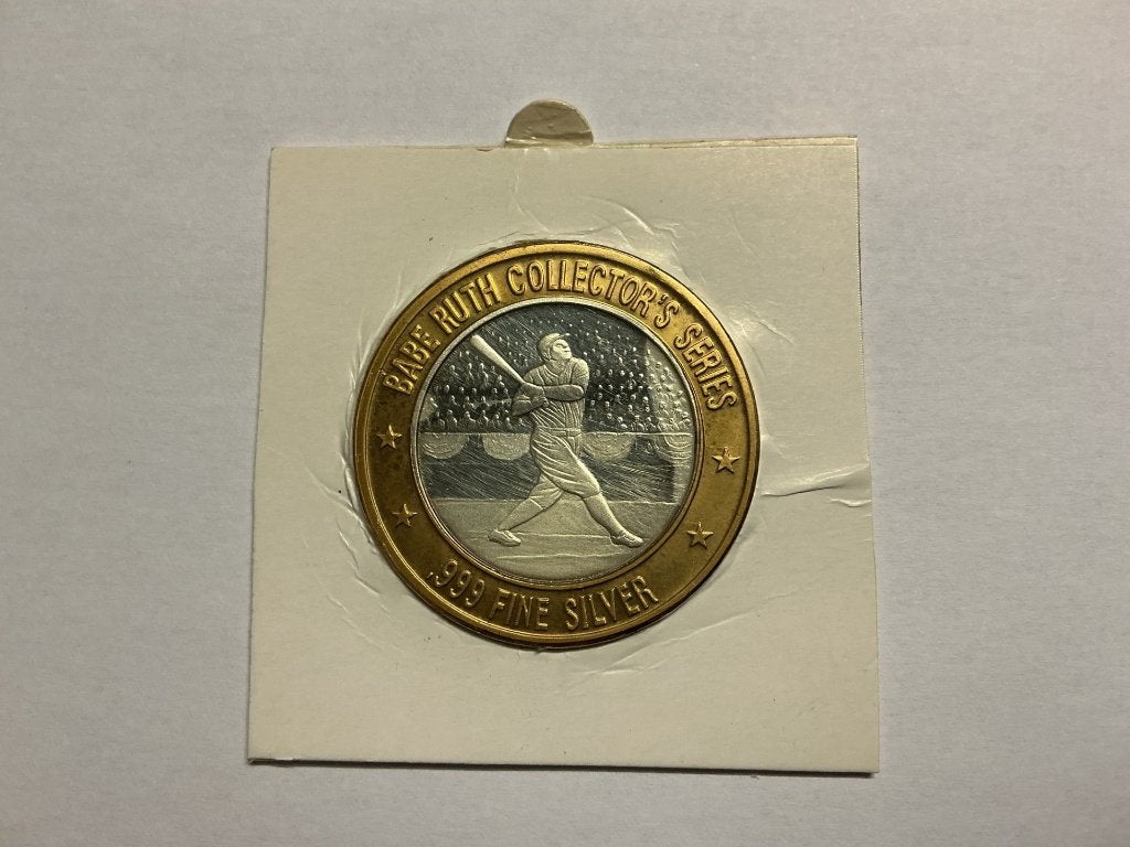 USA Babe Ruth token Zilver 2x, Verzenden, Noord-Amerika, Losse munt, Zilver