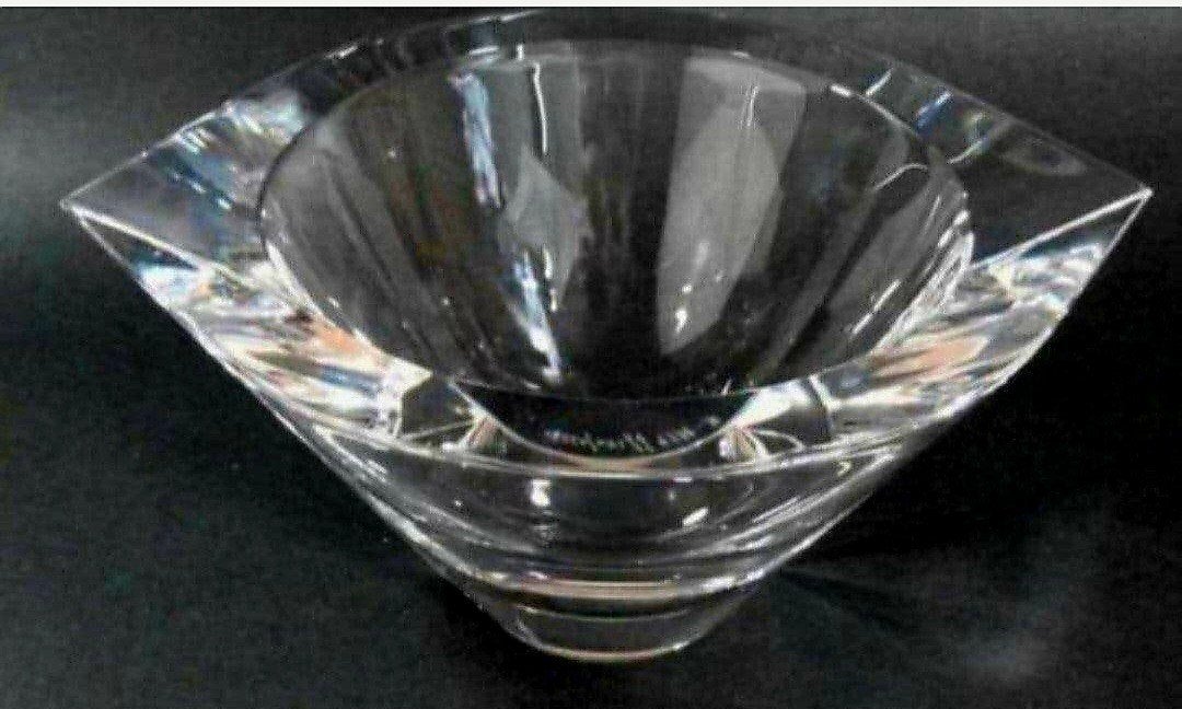 Blank glas vintage Orrefors schaal type Martin. Zweden., Ophalen of Verzenden