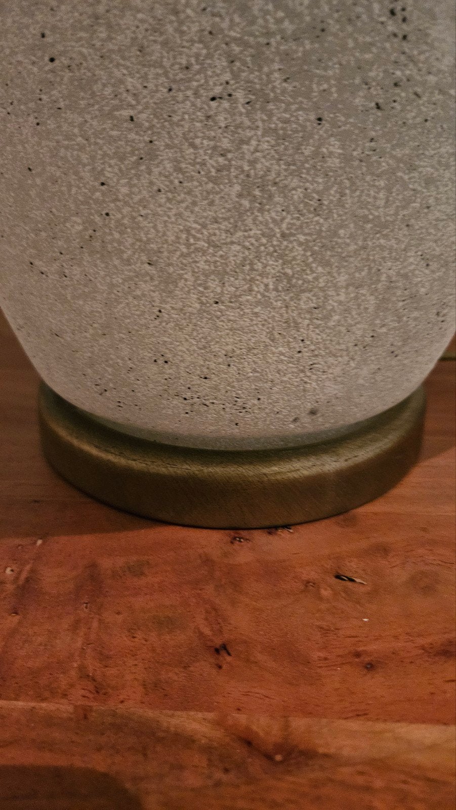 Vintage Schemerlamp - Beige/Goud - Keramiek/Metaal, 57 cm, Gebruikt, Vintage, Met kap